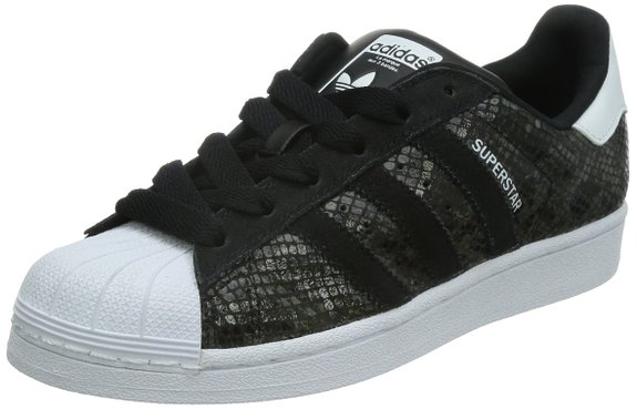 super star adidas noir