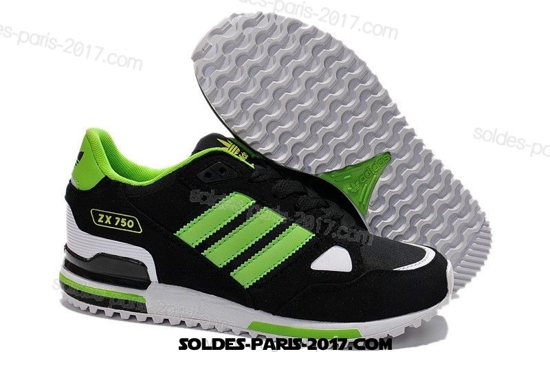 adidas zx 750 vert jaune rouge