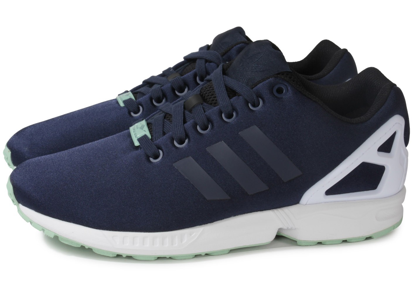 zx flux bleu rose