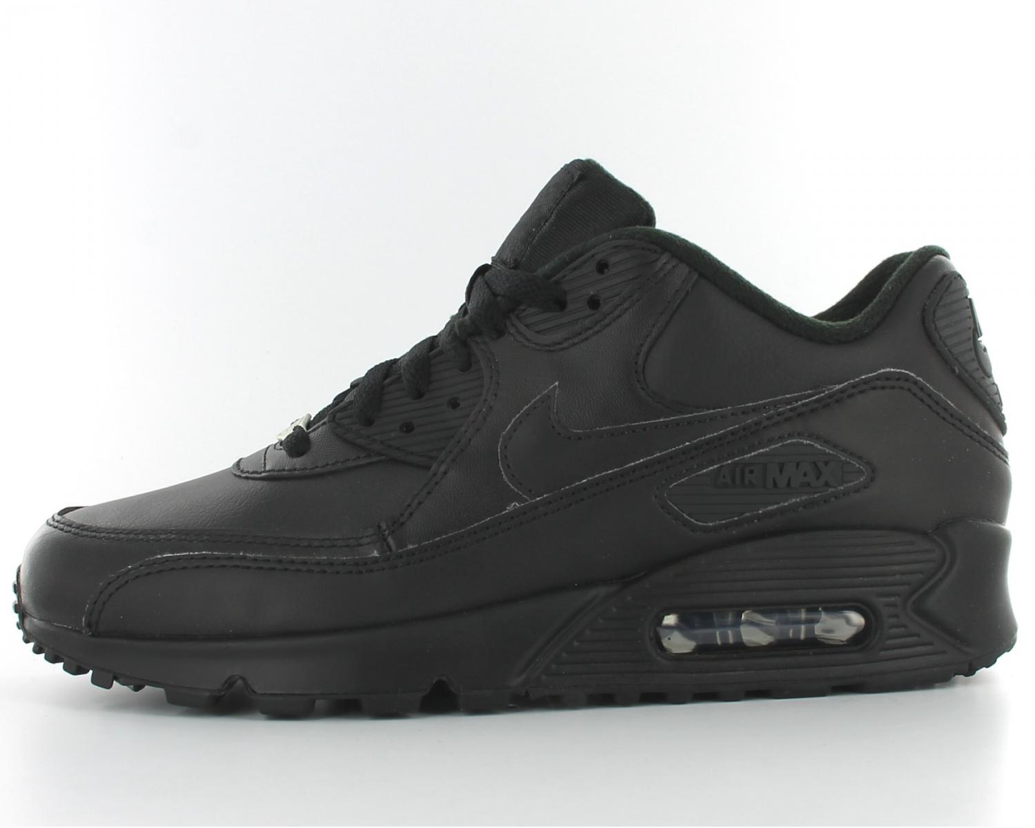 air max noir cuir